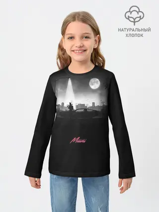 Детский лонгслив / Miami Black