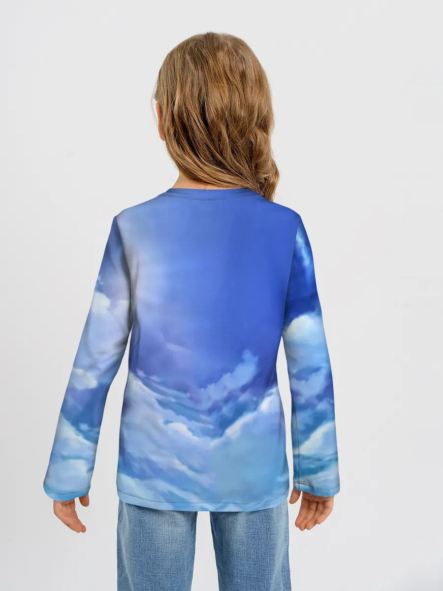 Детский лонгслив / ноль два небо