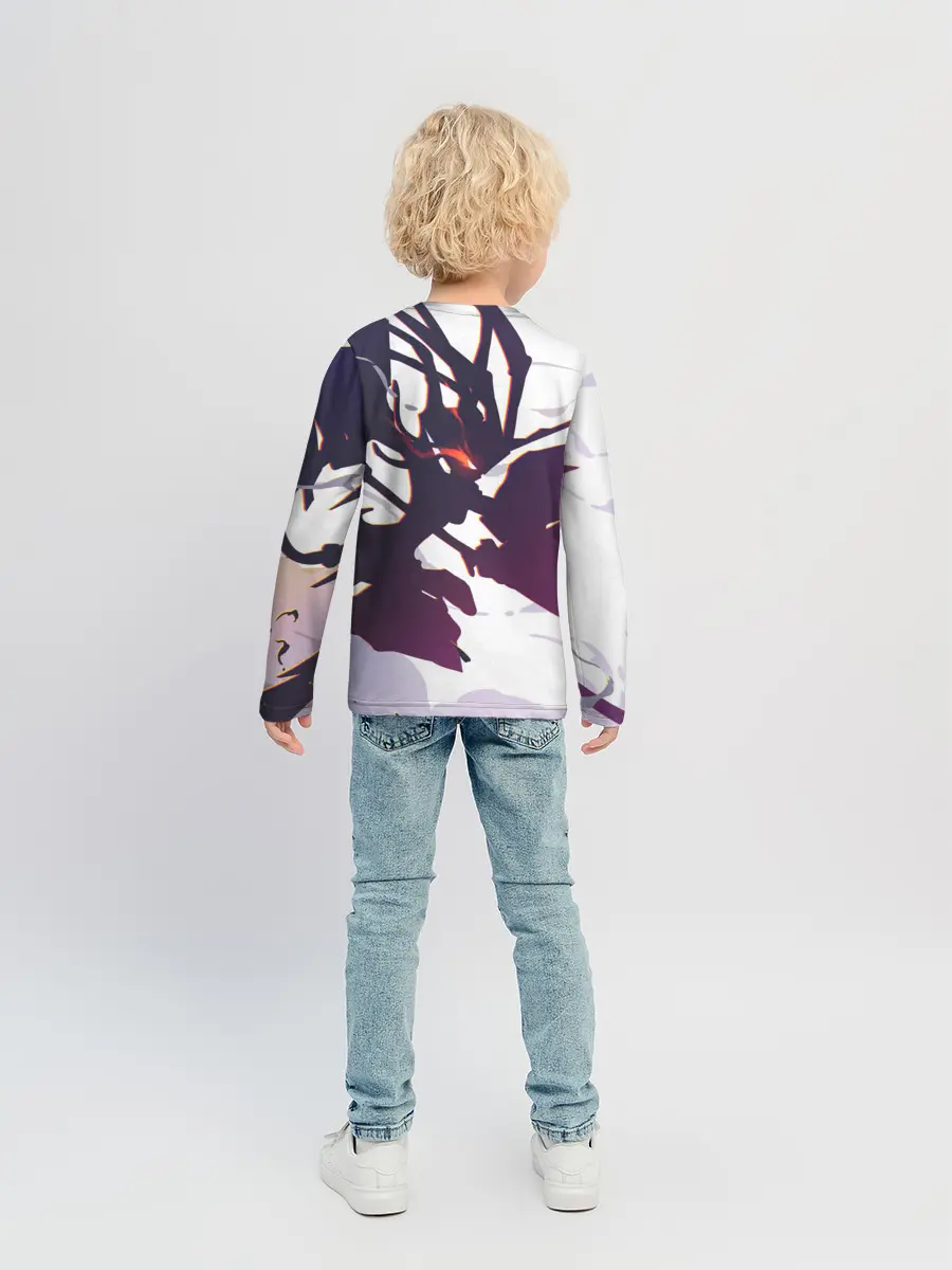 Детский лонгслив / милый во франксе абстракция