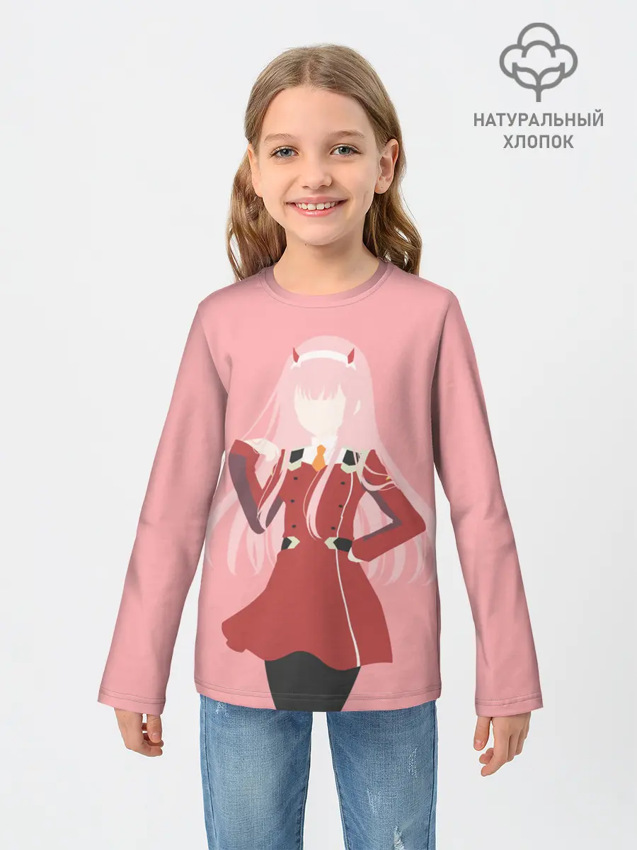 Детский лонгслив / ноль два минимал