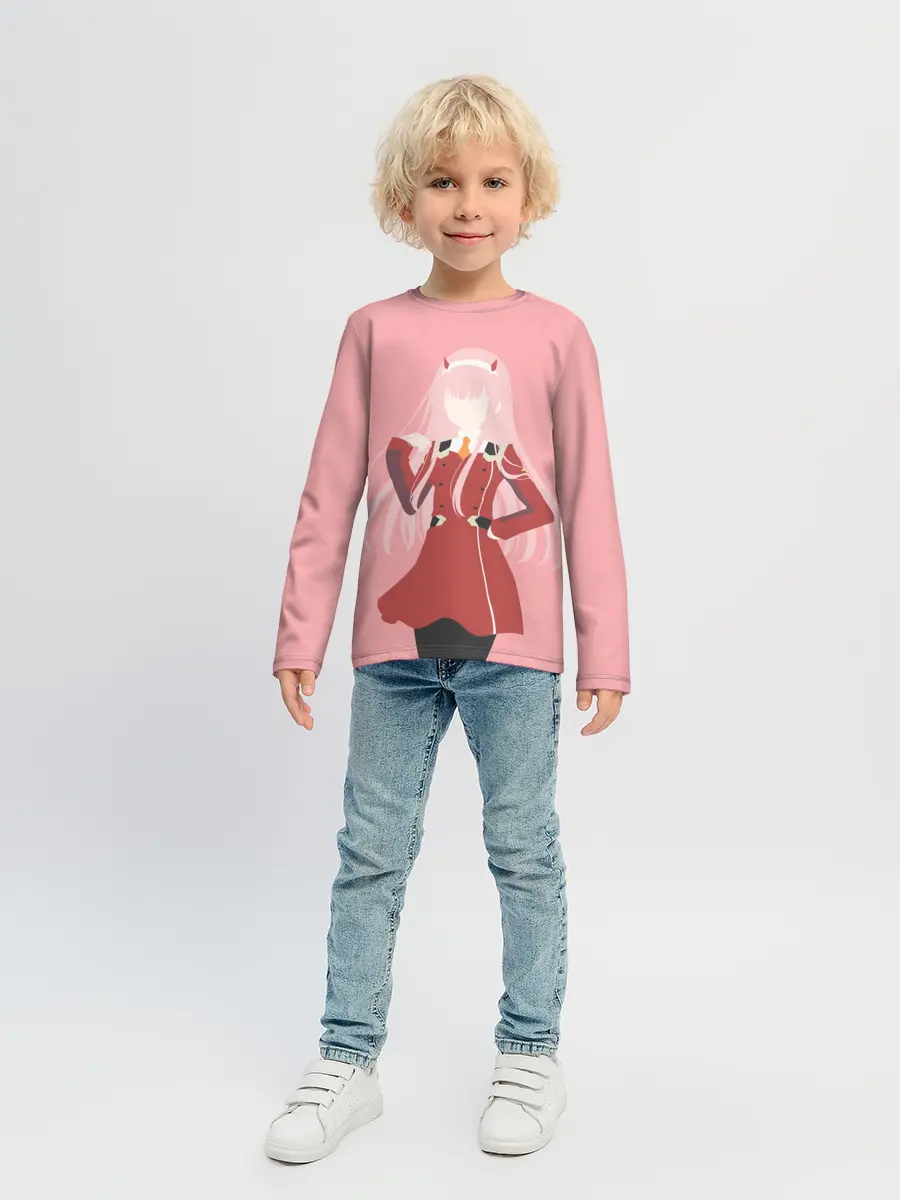 Детский лонгслив / ноль два минимал