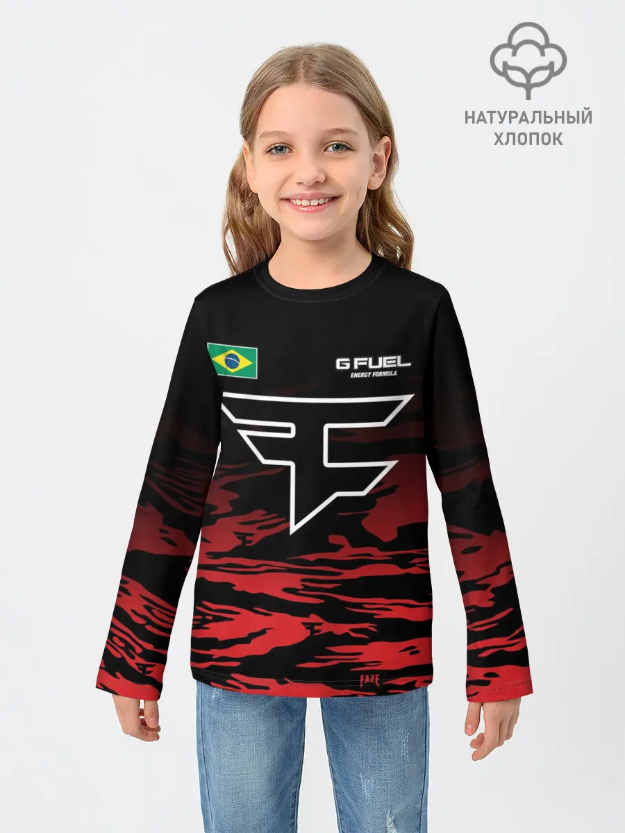 Детский лонгслив / cs:go - FaZe Clan