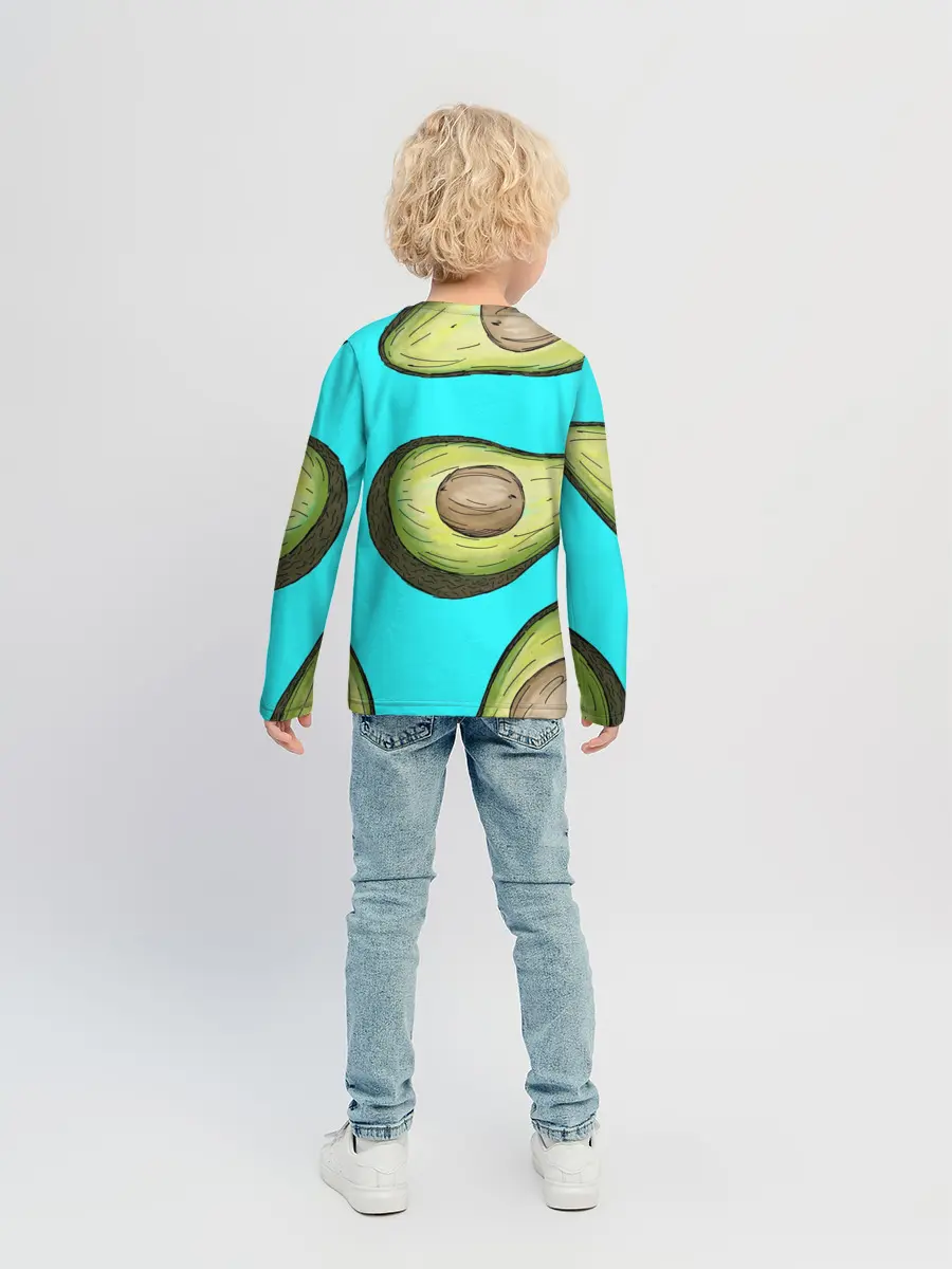 Детский лонгслив / Авокадо