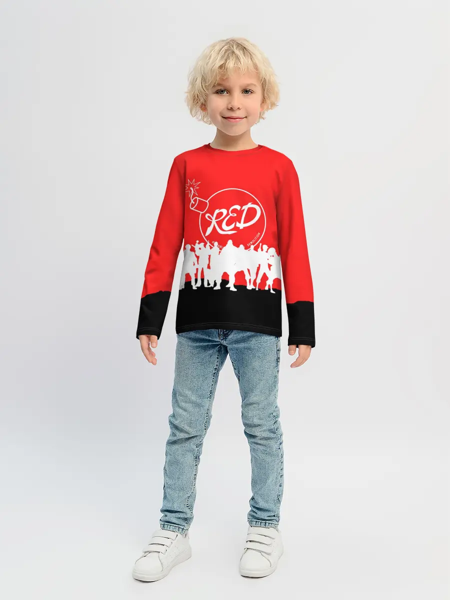 Детский лонгслив / TEAM FORTRESS 2 RED TEAM