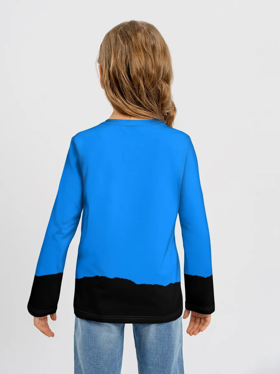 Детский лонгслив / TEAM FORTRESS 2 BLUE TEAM