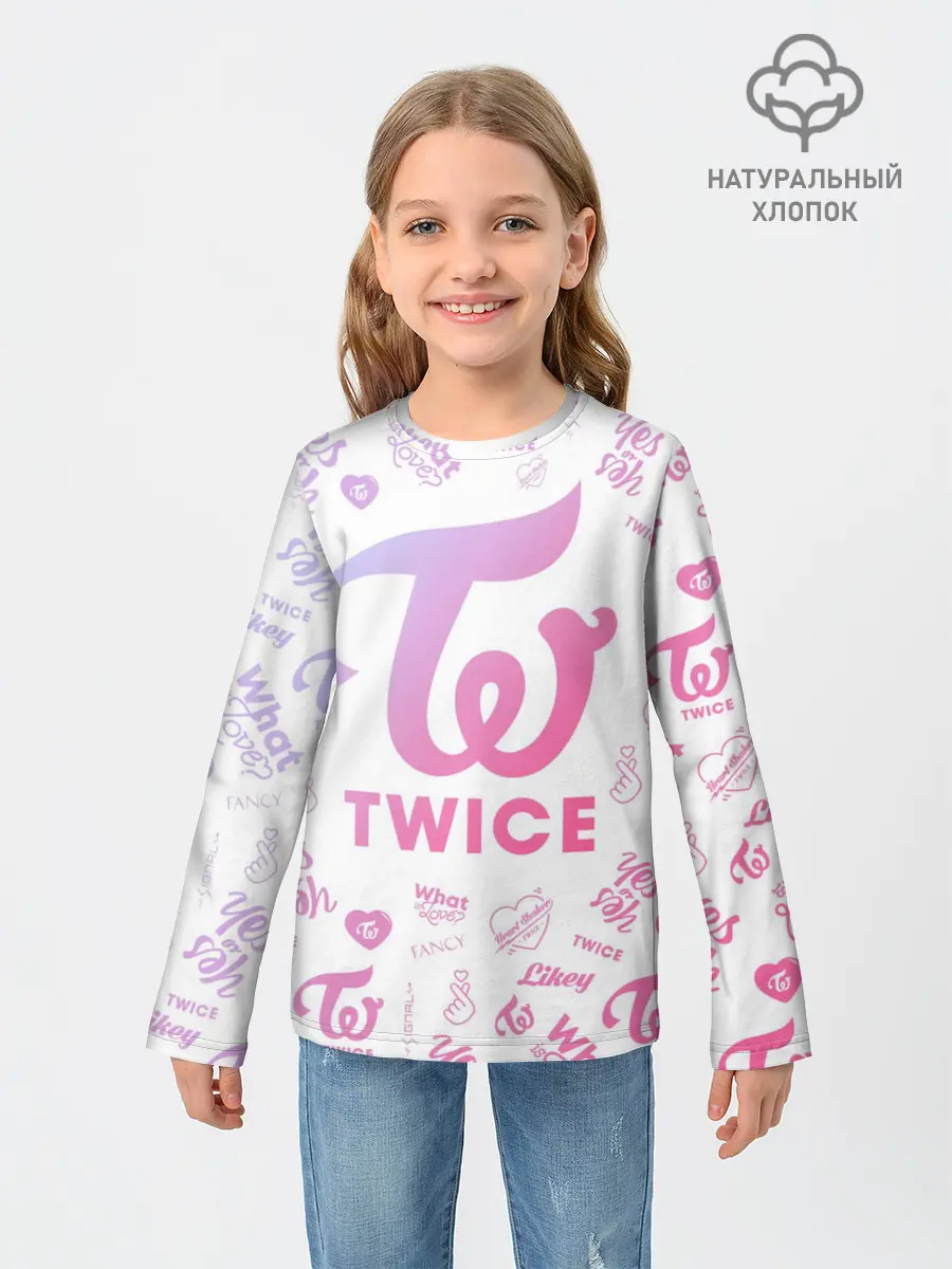 Детский лонгслив / TWICE