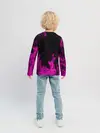 Детский лонгслив / KILLER QUEEN розовое пламя