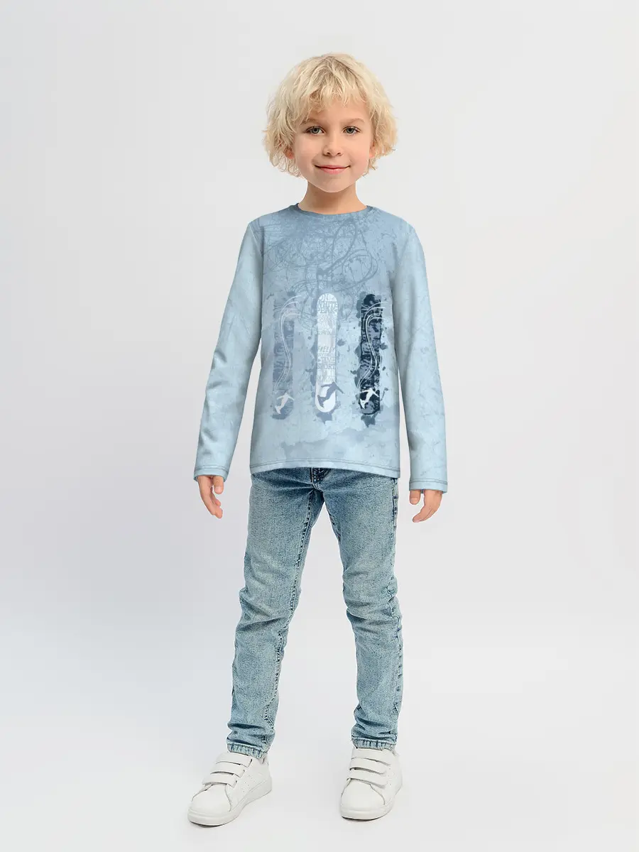 Детский лонгслив / три сноуборда