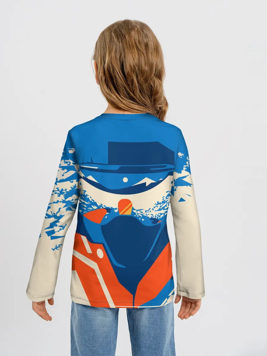 Детский лонгслив / SNOW BOAR DING