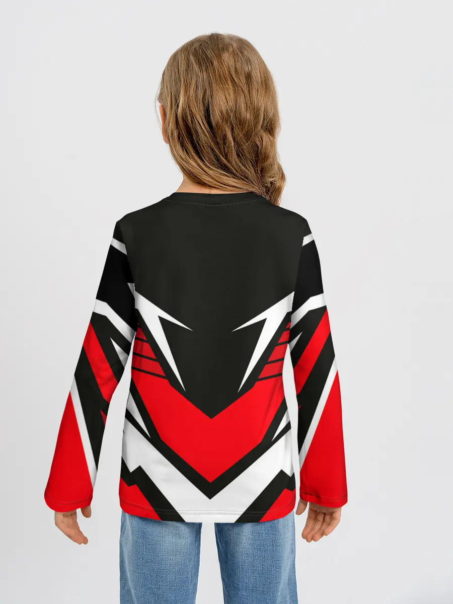 Детский лонгслив / Sports geometry 4