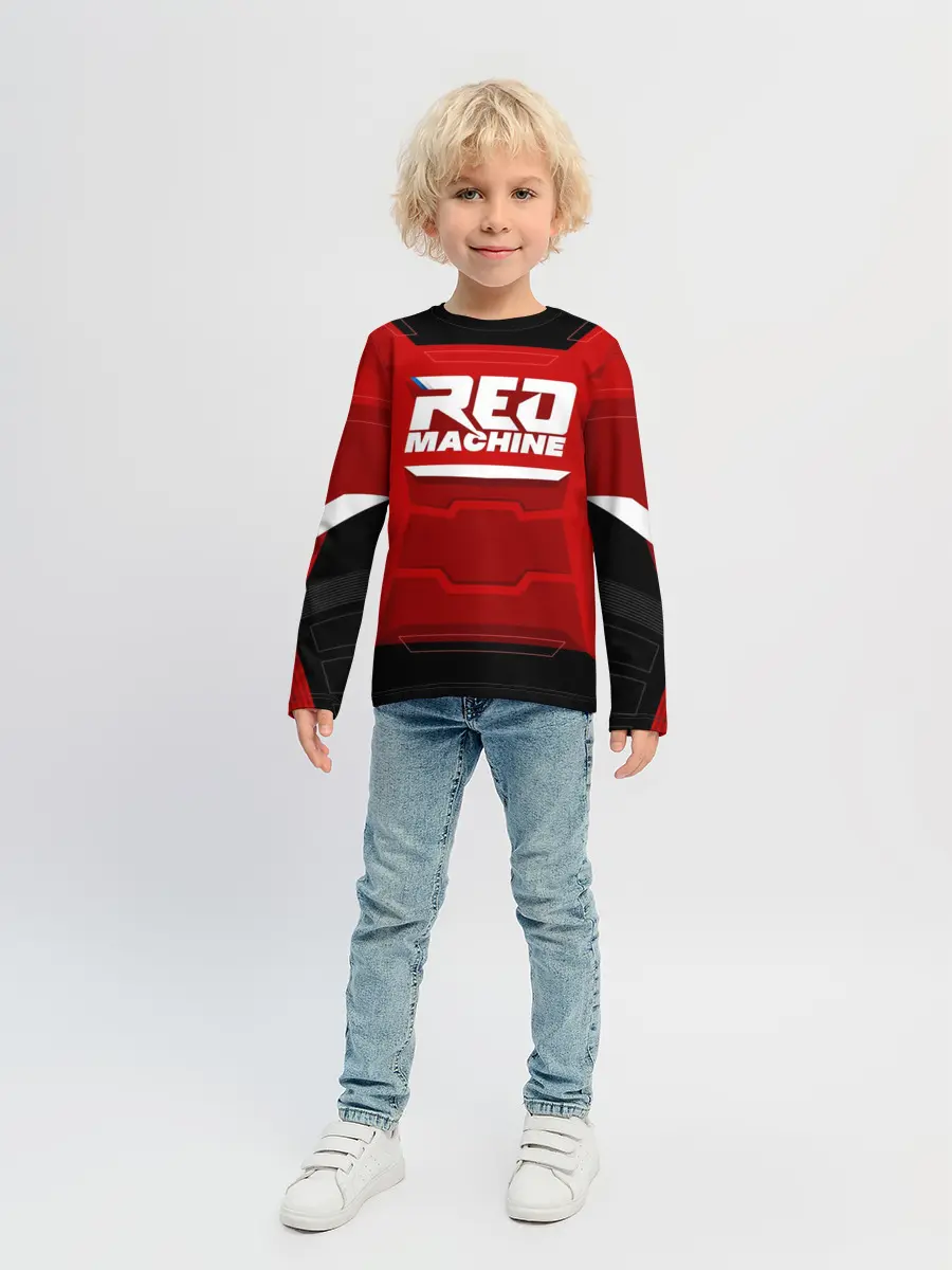 Детский лонгслив / Red Machine