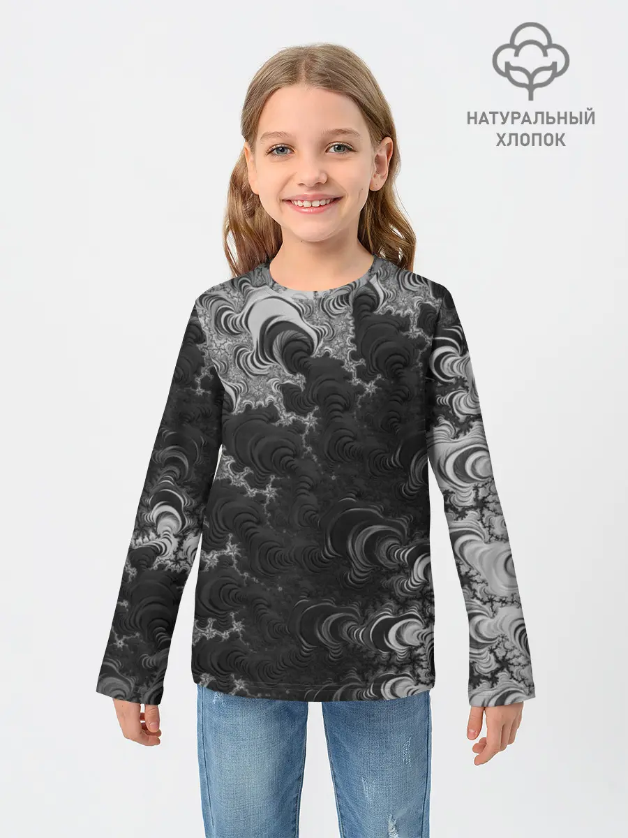 Детский лонгслив / Абстракция