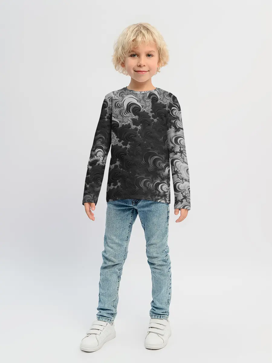Детский лонгслив / Абстракция