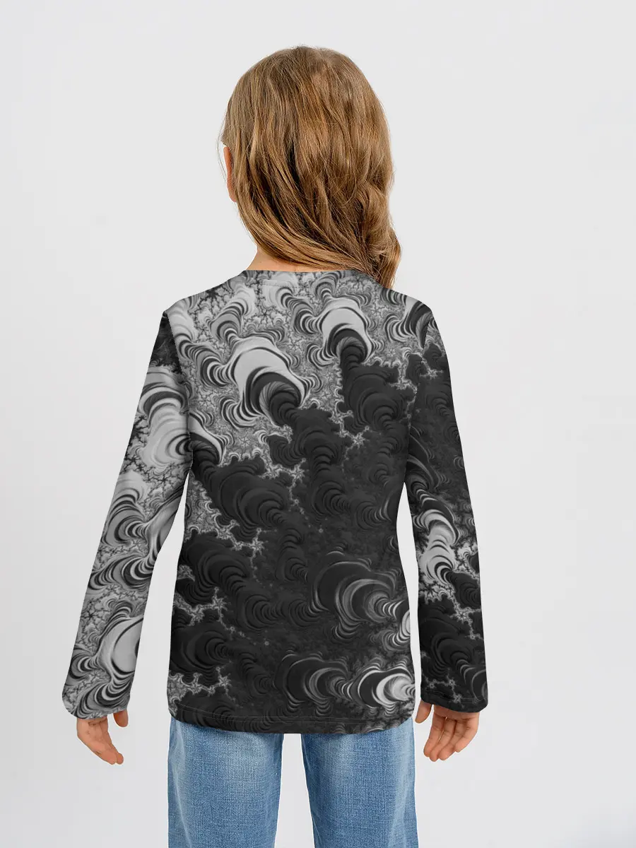 Детский лонгслив / Абстракция