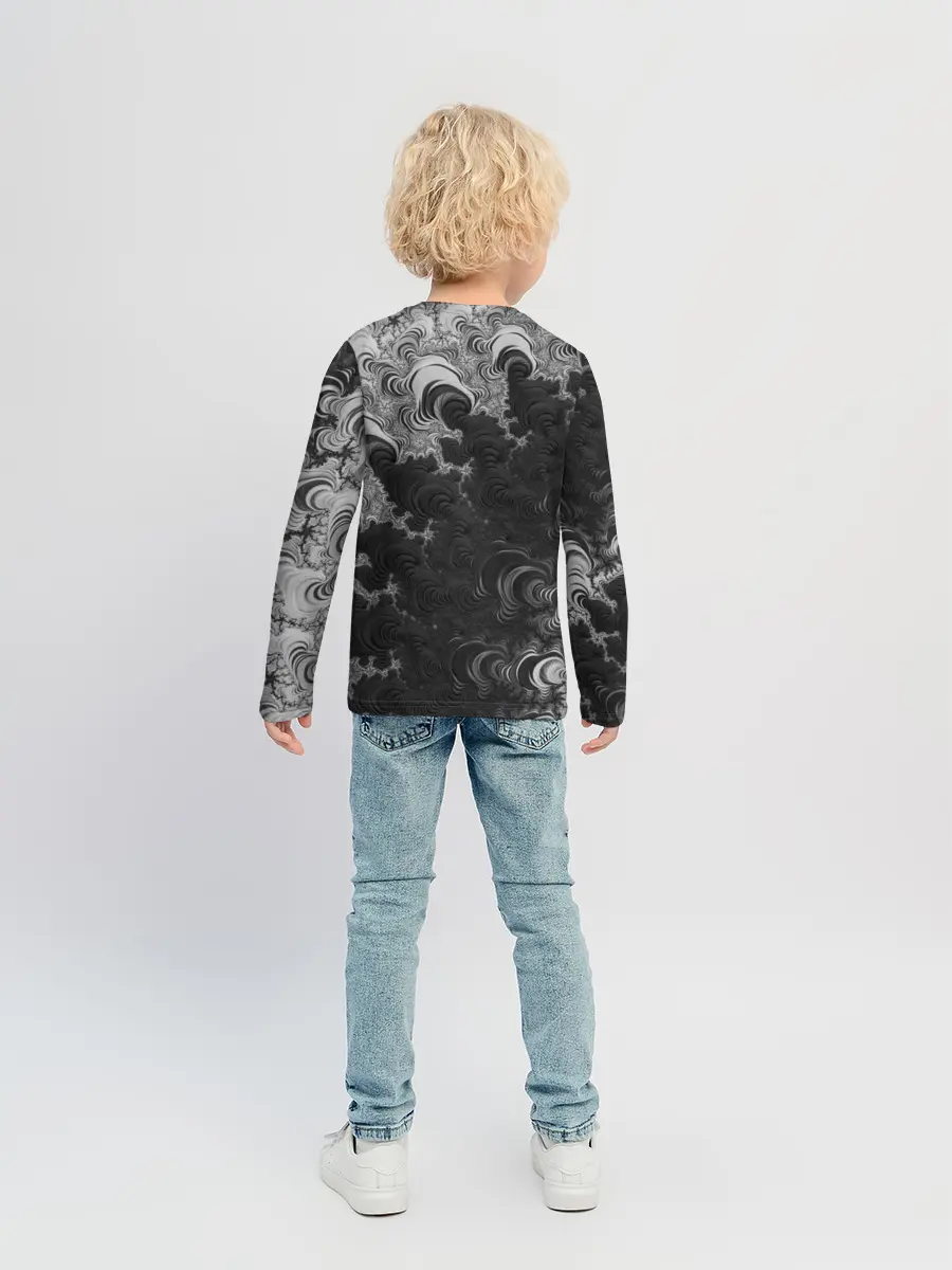 Детский лонгслив / Абстракция