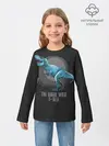 Детский лонгслив / Dinosaur t-rex