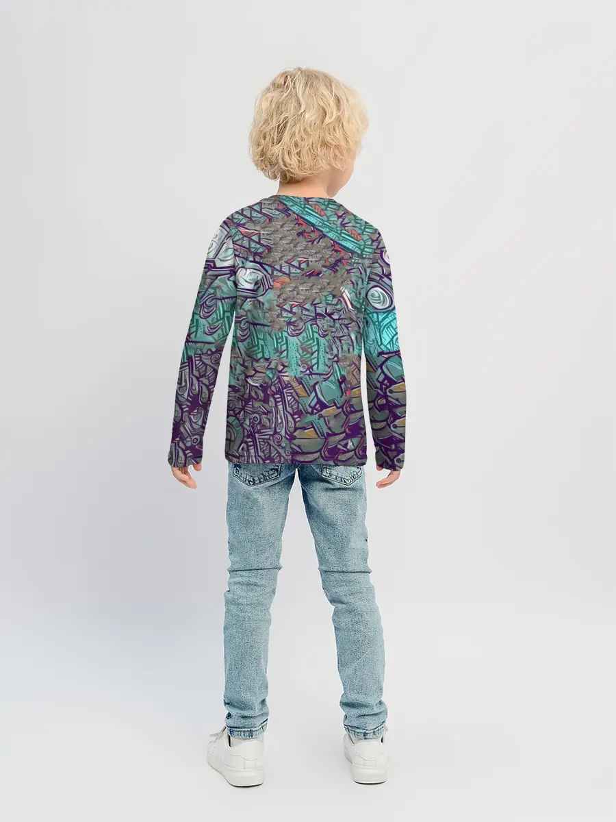 Детский лонгслив / МАСК-БОТ