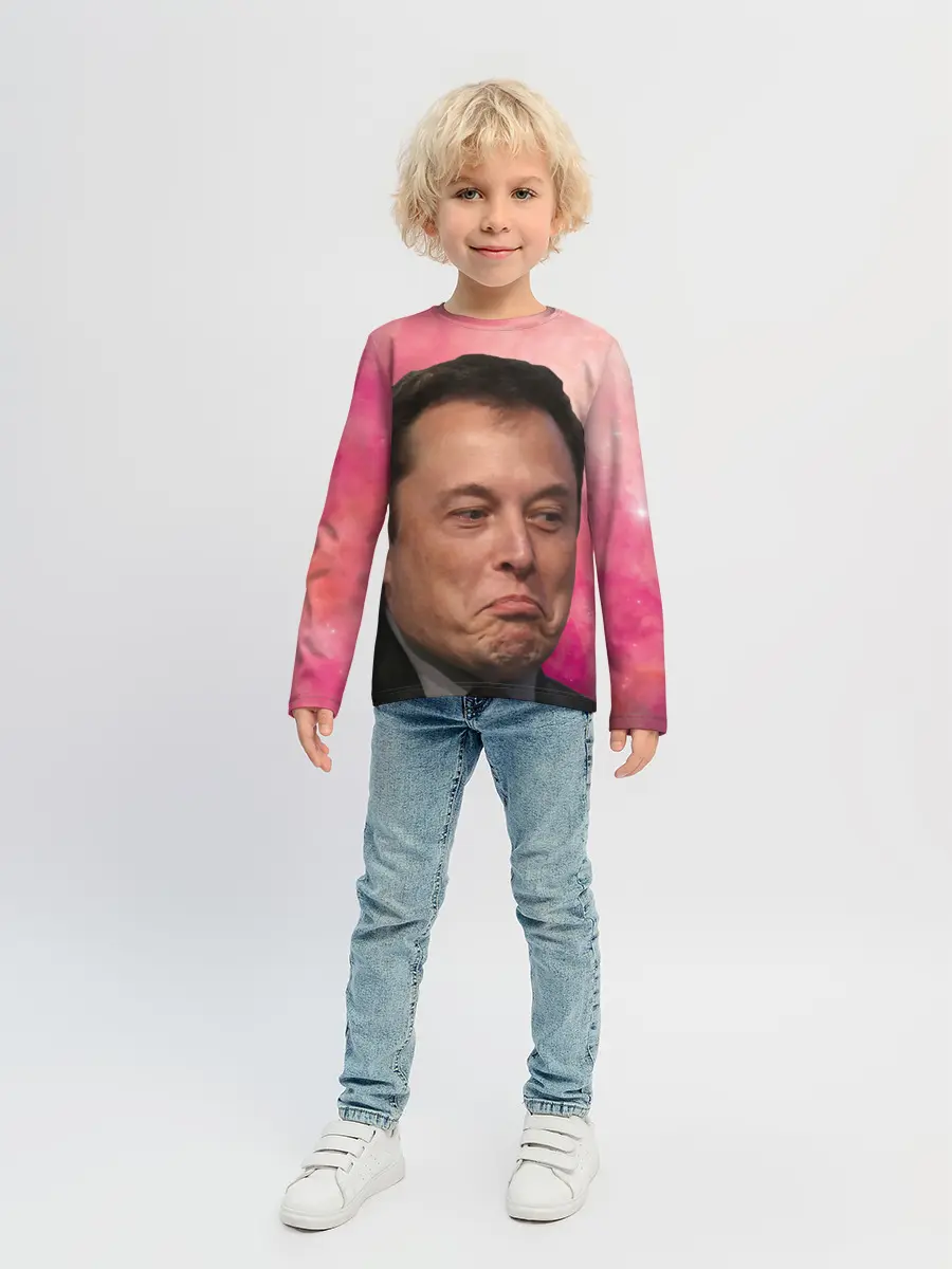 Детский лонгслив / КАК ТЕБЕ ТАКОЕ ИЛОН МАСК?