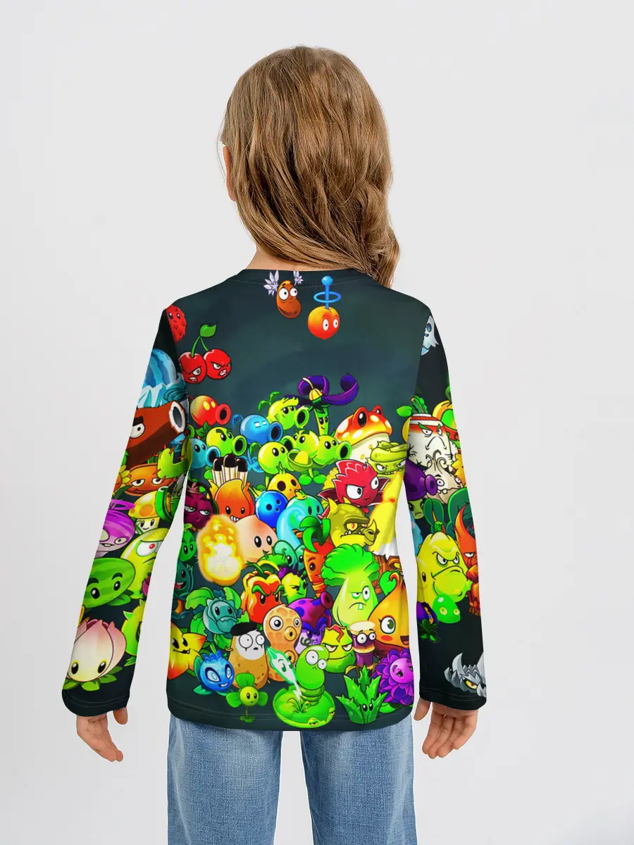 Детский лонгслив / Plants vs. Zombies