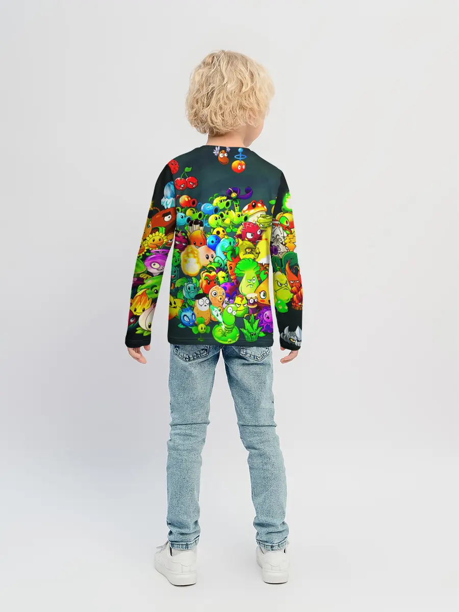 Детский лонгслив / Plants vs. Zombies