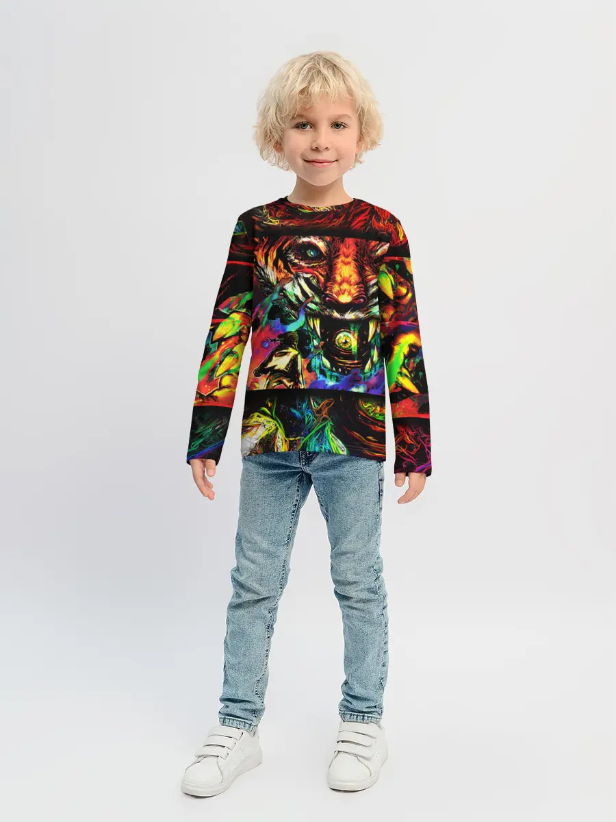 Детский лонгслив / HOTLINE MIAMI