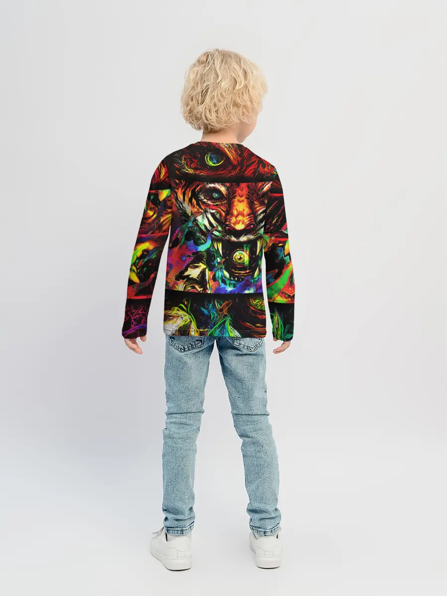 Детский лонгслив / HOTLINE MIAMI