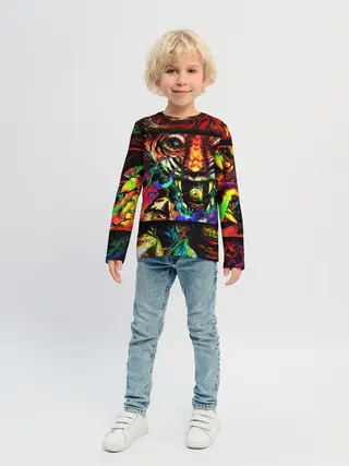 Детский лонгслив / HOTLINE MIAMI