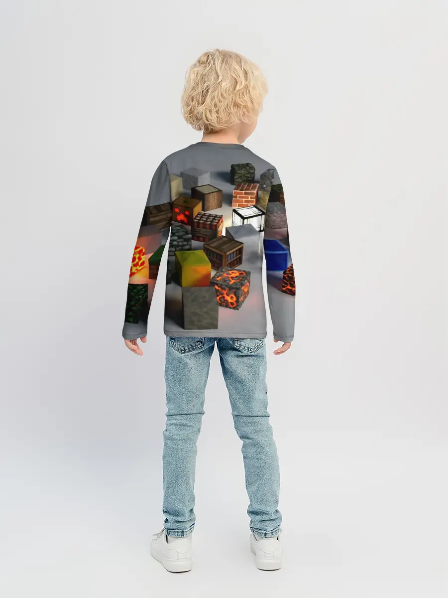 Детский лонгслив / MINECRAFT BLOX