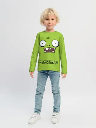 Детский лонгслив / Plants vs Zombies | Зомби.