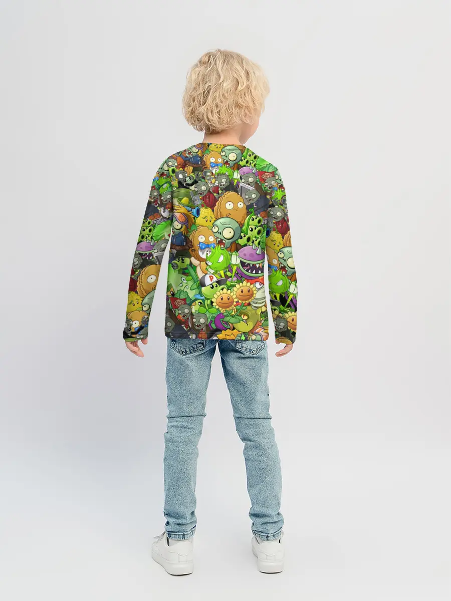 Детский лонгслив / PLANTS VS ZOMBIES