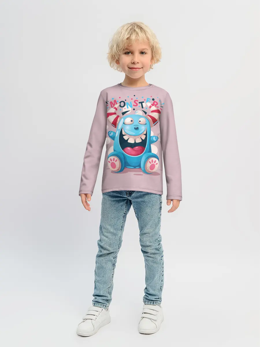 Детский лонгслив / MONSTER