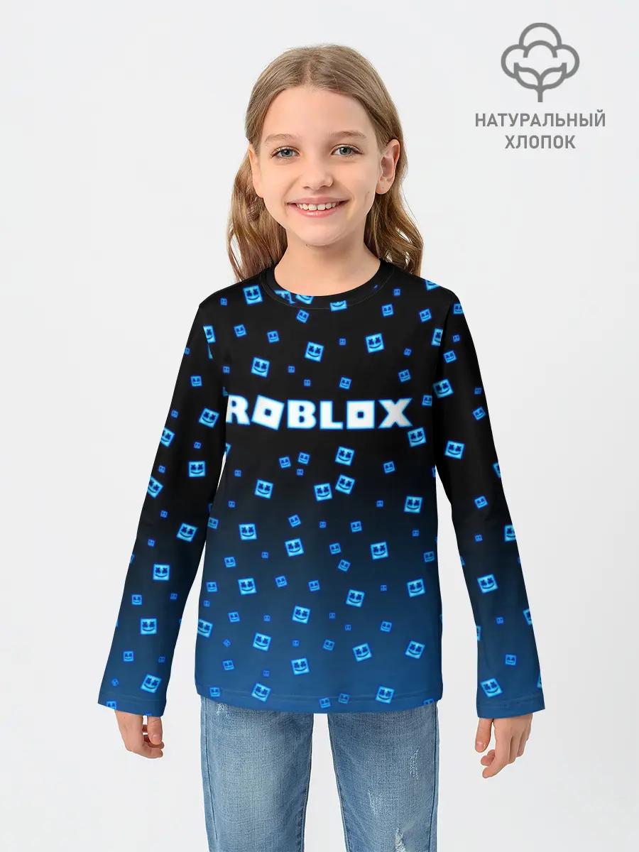 Детский лонгслив / Roblox X Marshmello