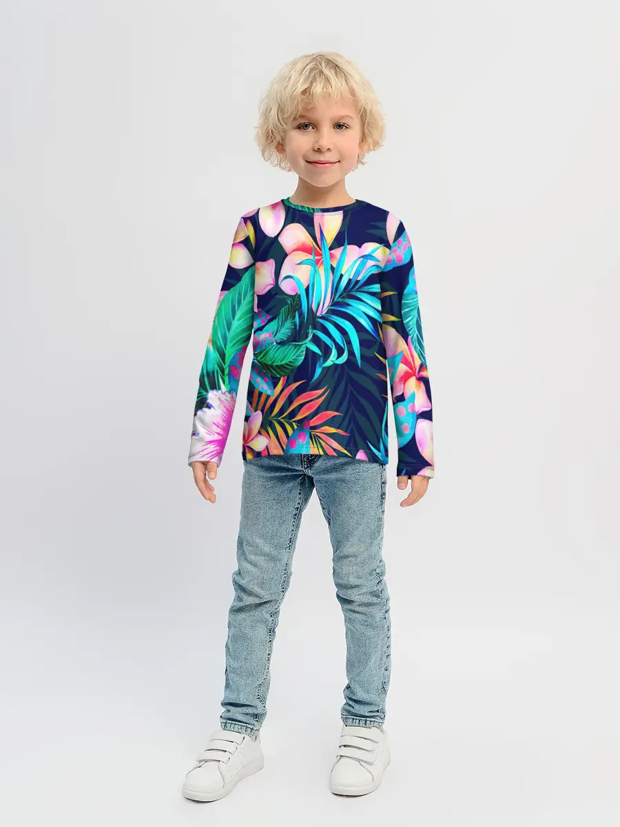 Детский лонгслив / TROPIC FLOWER