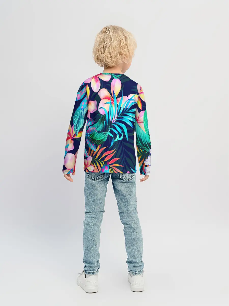 Детский лонгслив / TROPIC FLOWER