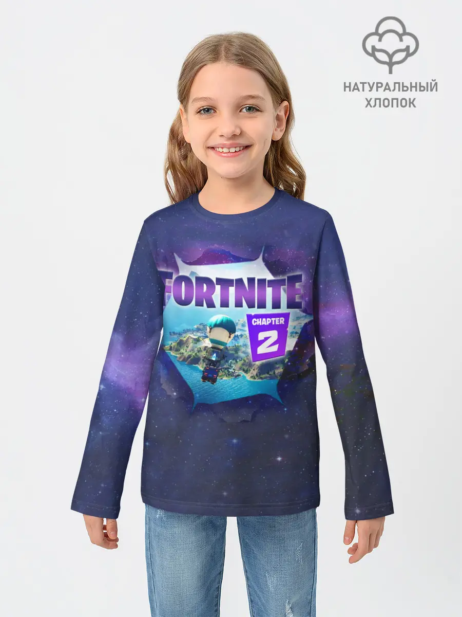 Детский лонгслив / Fortnite