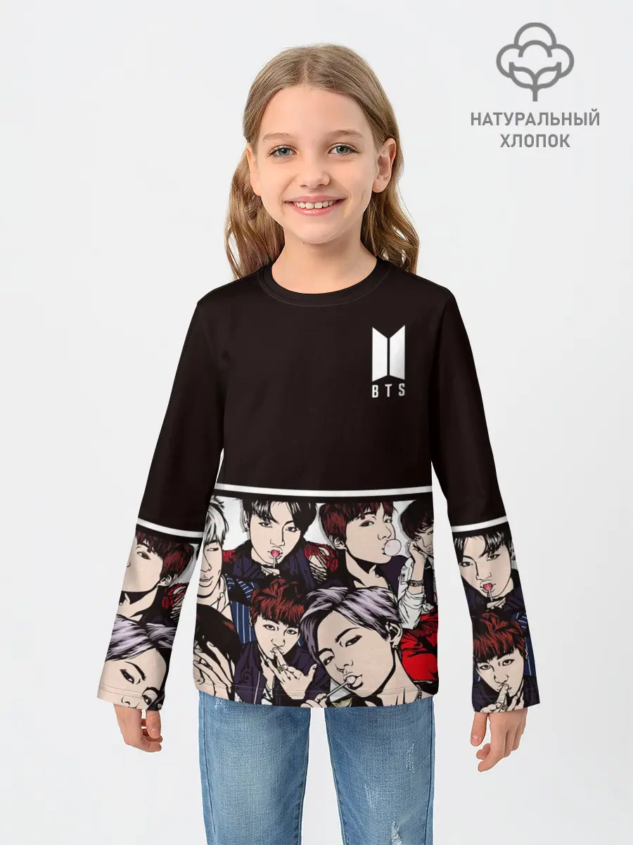 Детский лонгслив / BTS