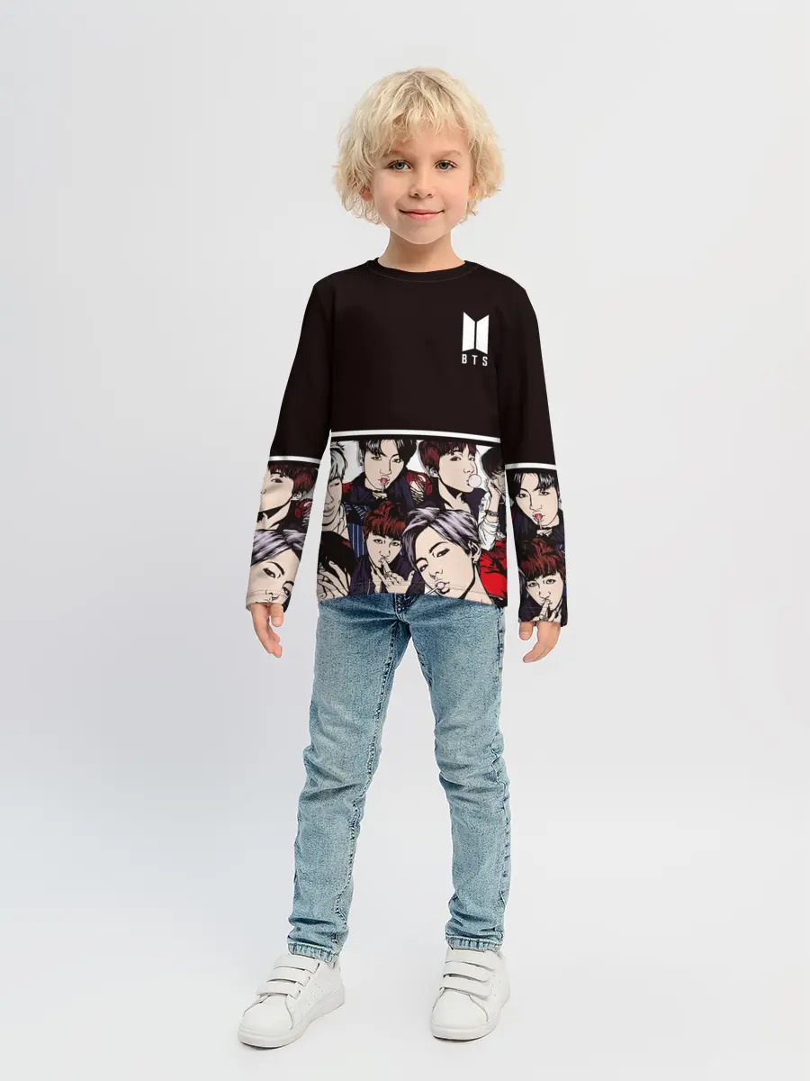 Детский лонгслив / BTS