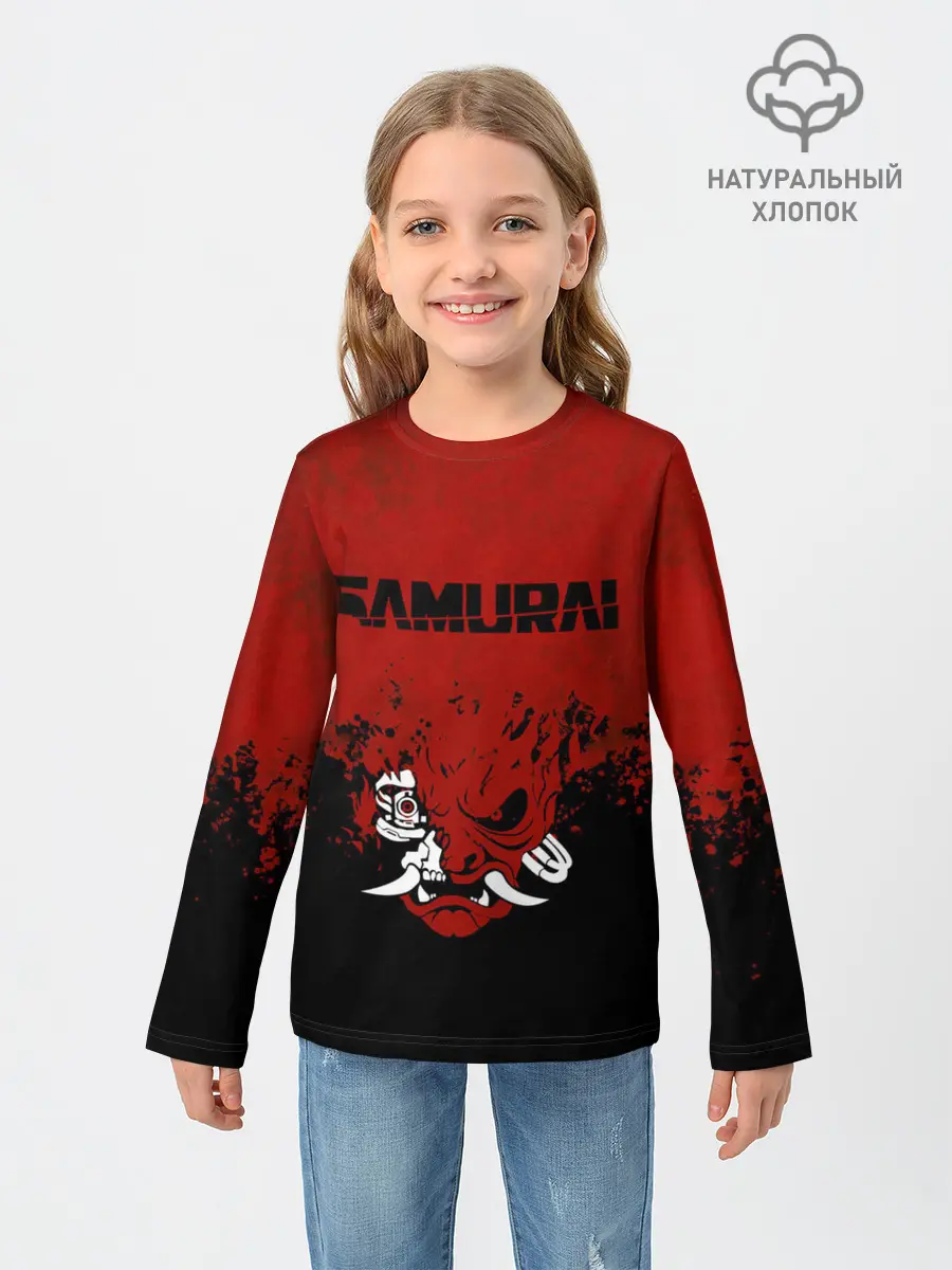 Детский лонгслив / Cyberpunk 2077 | Samurai.