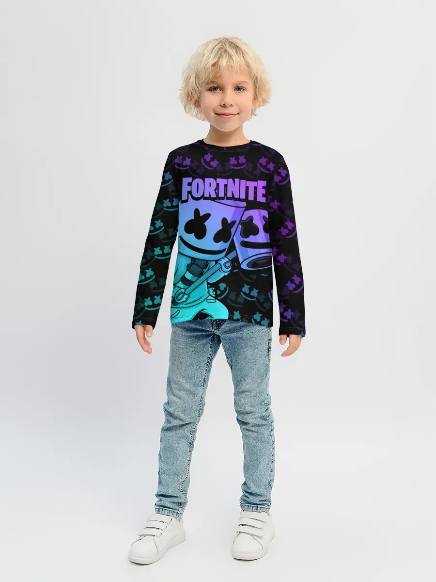 Детский лонгслив / FORTNITE MARSHMELLO