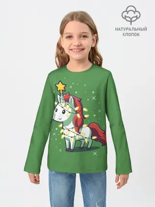 Детский лонгслив / Magical Unicorn