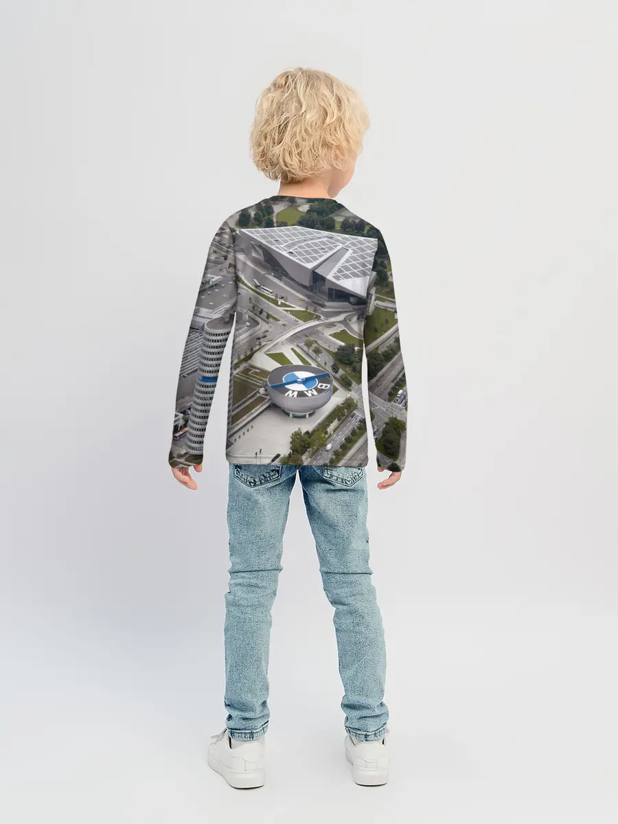 Детский лонгслив / BMW city