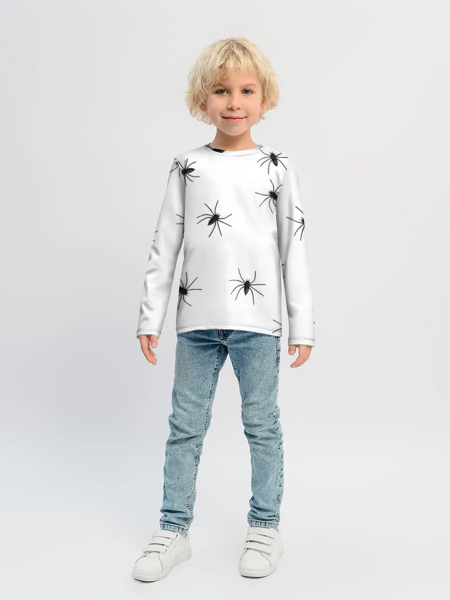 Детский лонгслив / Пауки
