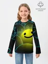 Детский лонгслив / НЕОНОВЫЕ СМАЙЛЫ