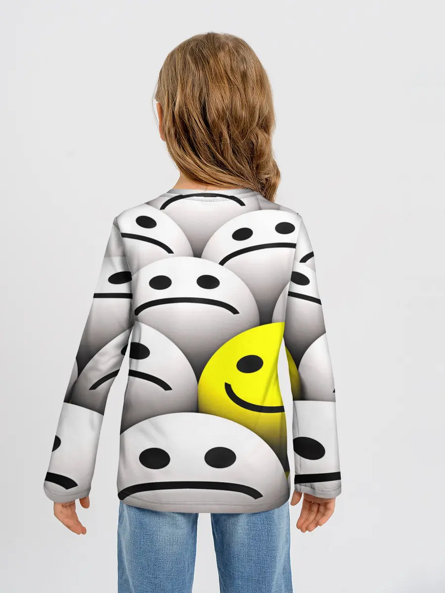 Детский лонгслив / EMOJI 2019