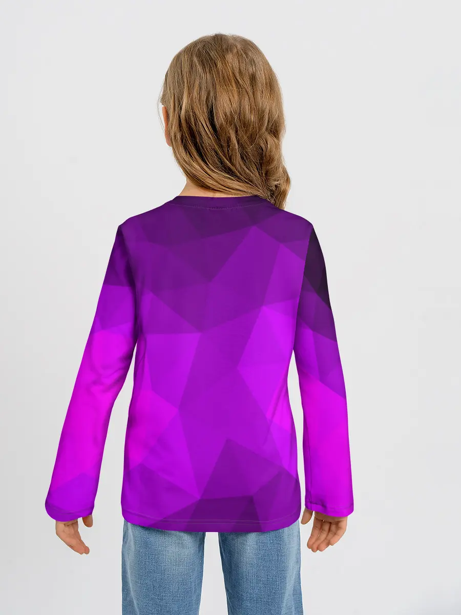 Детский лонгслив / НЕОНОВАЯ АБСТРАКЦИЯ