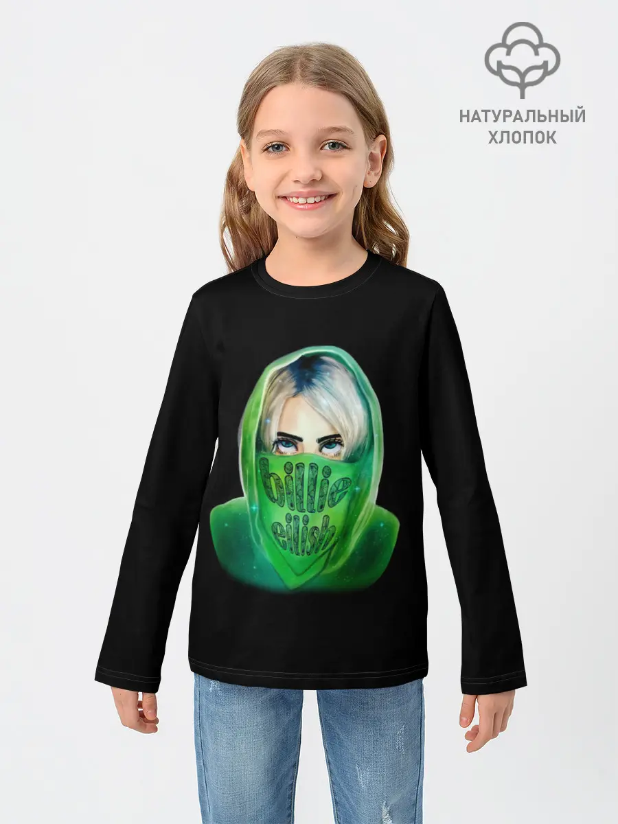 Детский лонгслив / Billie Eilish
