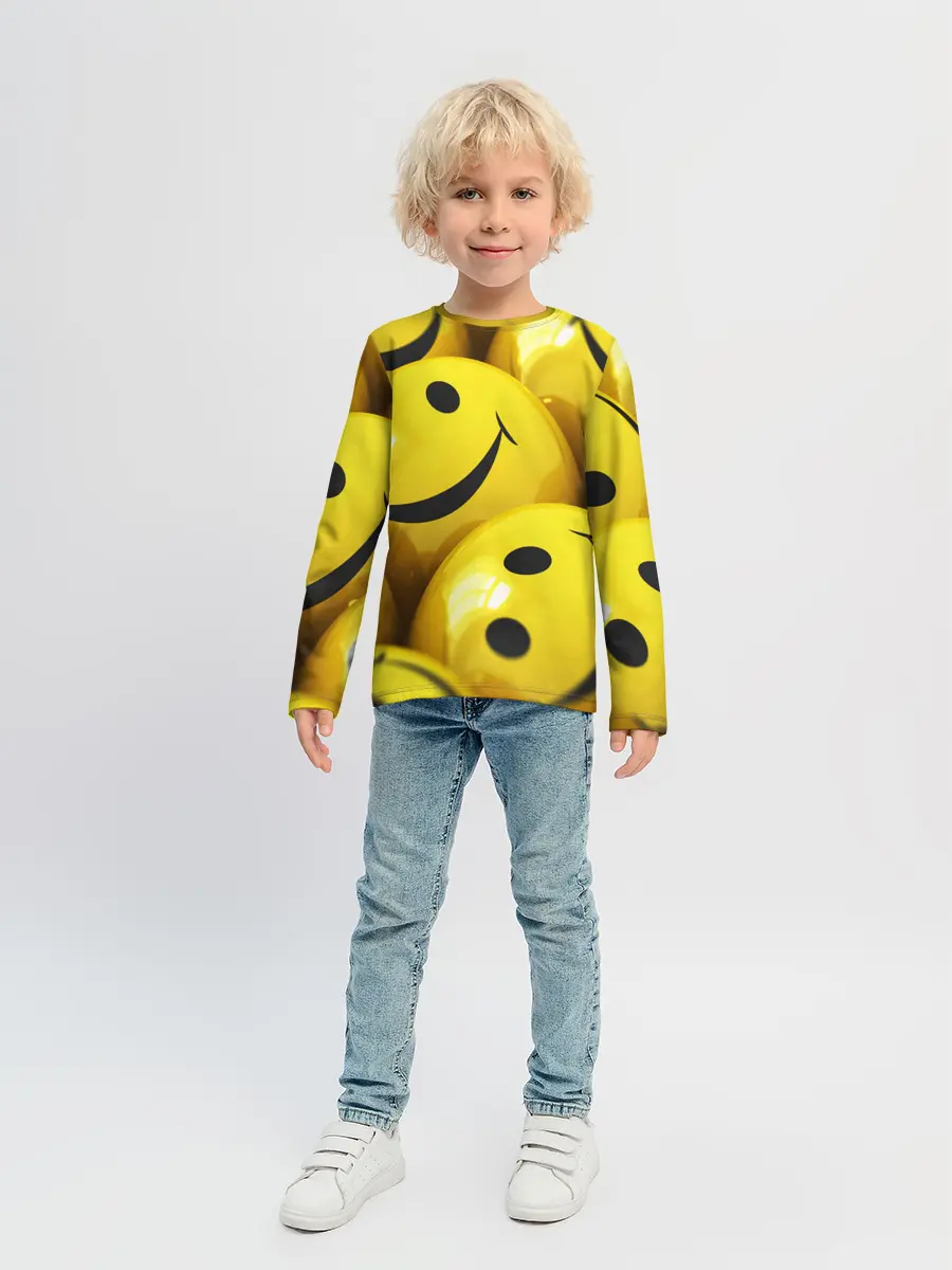 Детский лонгслив / YELLOW SMILE