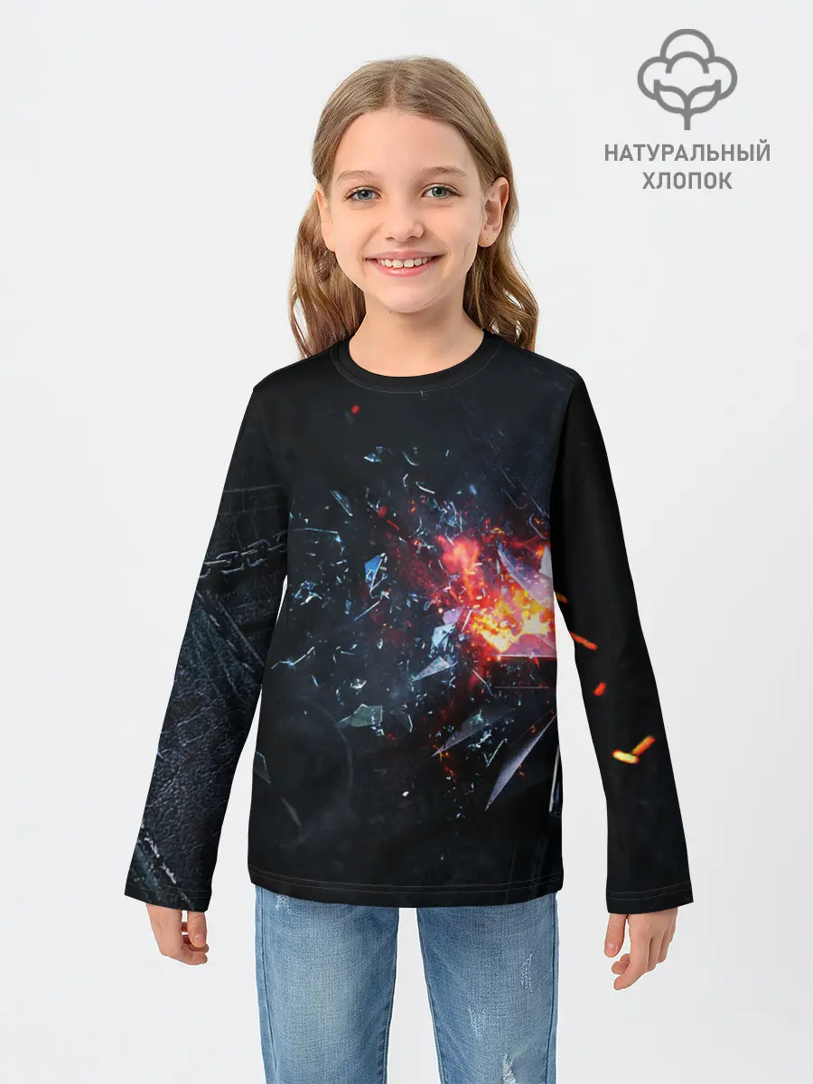 Детский лонгслив / МЕДАЛЬОН ВЕДЬМАКА