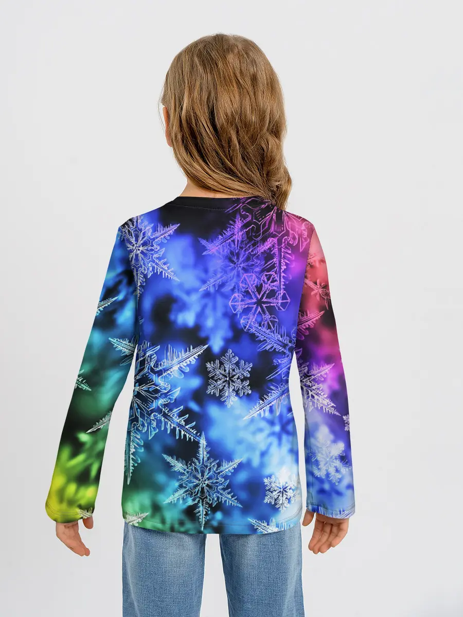 Детский лонгслив / ЗИМНЕЕ УТРО