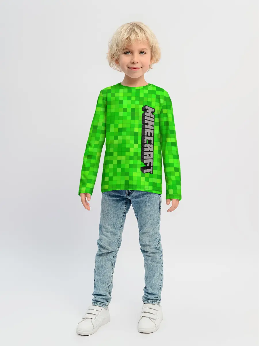 Детский лонгслив / MINECRAFT